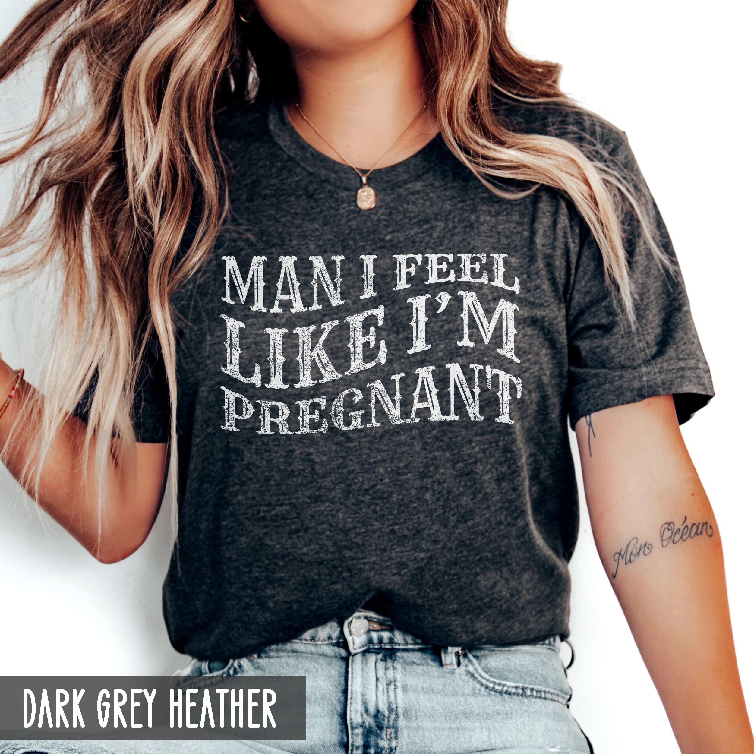 funny pregnancy announcement shirt for new moms baby reveal t shirt man i feel like im pregnant mom to be gift kmgci