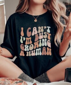 funny pregnancy announcement shirt i cant im busy growing a human cute maternity top for expecting mothers day gift g6itp