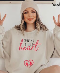 funny pregnancy announcement sweatshirt for mom to be cute valentines shirt unique gift for expecting mothers vtilt