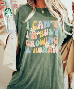 funny pregnancy shirt i cant im busy growing a human mom shirt for baby shower reveal mothers day gifts m9dlm