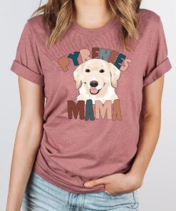 funny pyrenees mama shirt for dog lovers pet mama t shirt unique dog lover gift for mothers day 8az3d