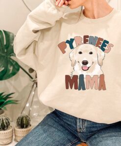 funny pyrenees mama shirt for dog lovers pet mama t shirt unique dog lover gift for mothers day uvbae