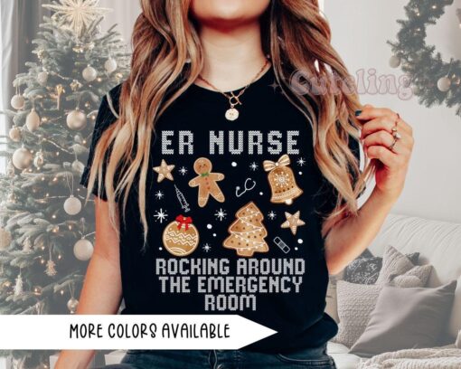 funny raccoon er nurse christmas shirt emergency nurse t shirt holiday apparel for emergency department nurses un977