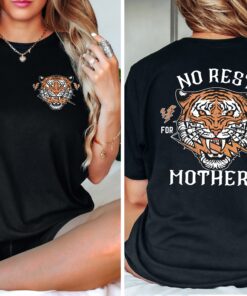 funny rebel mom shirt no rest for mothers badass mama tee trendy alternative mom life t shirt for mothers day tnrvq