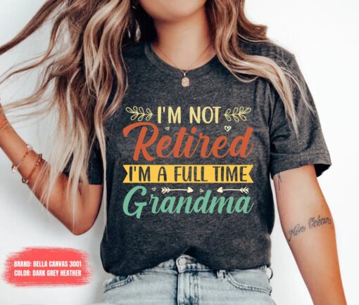 funny retired grandma shirt for mothers day christmas gift unique grandma gifts for grandparents humor tee enwjy