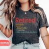 funny retired shirt for retirement party gift retiree shirt with retired not my problem anymore design ebog2