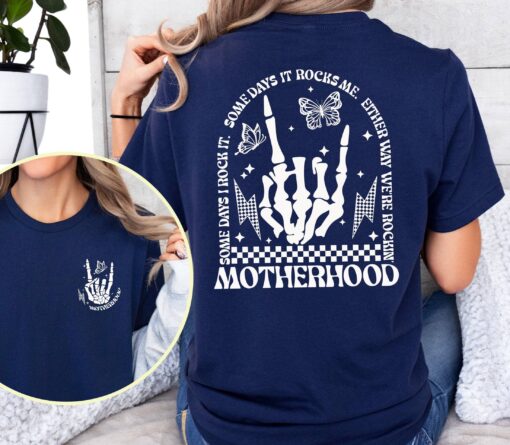 funny rocking motherhood shirt for moms some day i rock it tee trendy mom life t shirt unique gift for mothers kpi77