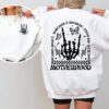 funny rocking motherhood sweatshirt for moms trendy skeleton design best mom ever shirt for mothers day g53wo