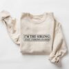 funny sibling sweatshirt im the sibling that throws hands sarcastic tee for brother or sister family humor gifts pbcn7