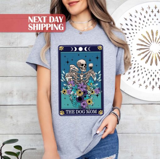 funny skeleton dog mom shirt for dog lovers new dog mom gift cute mama t shirt unique gift for dog moms r2h16