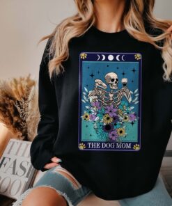 funny skeleton dog mom sweatshirt for new dog moms gifts for dog lovers unique dog mom shirt a9zzz