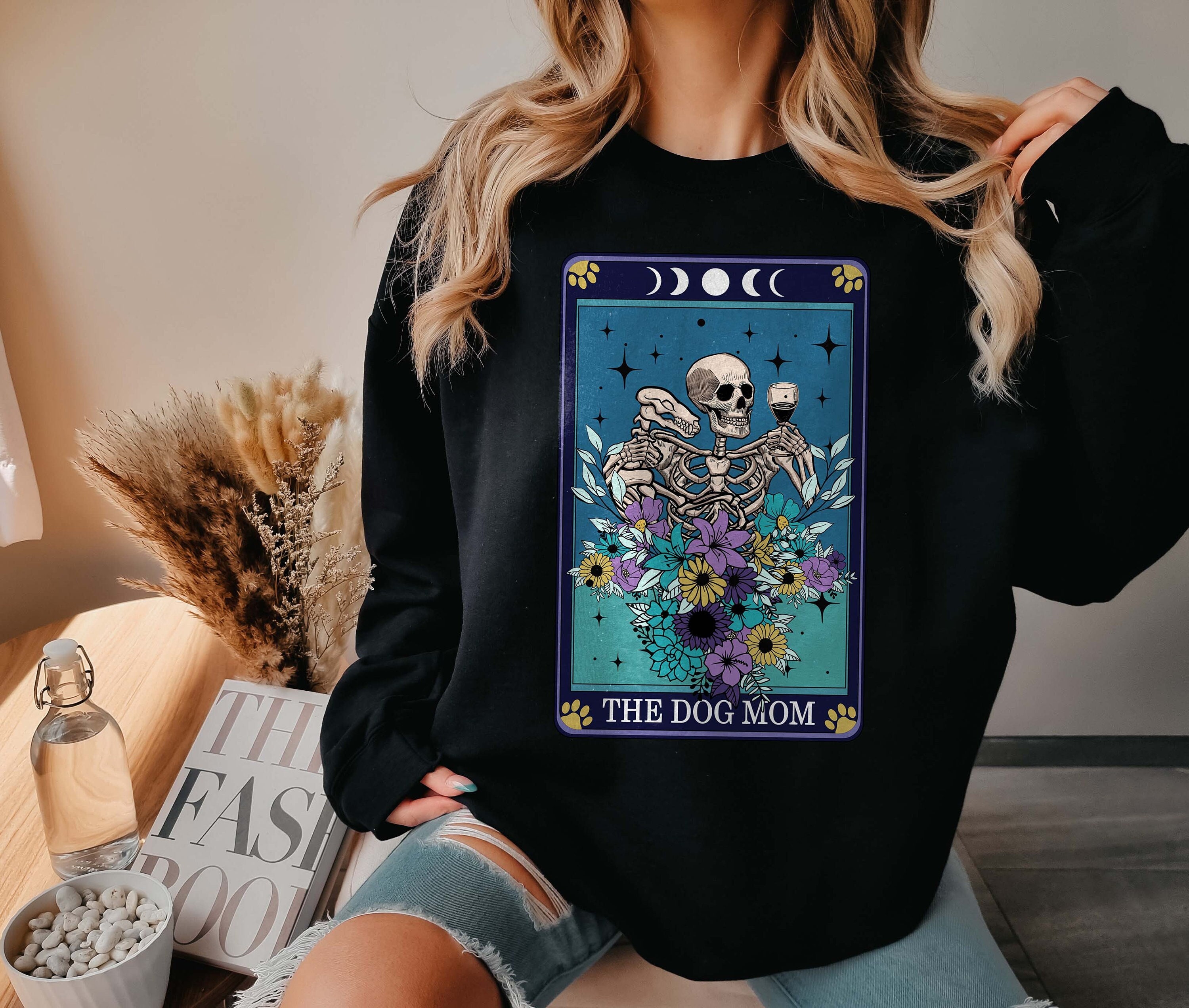 funny skeleton dog mom sweatshirt for new dog moms gifts for dog lovers unique dog mom shirt a9zzz scaled