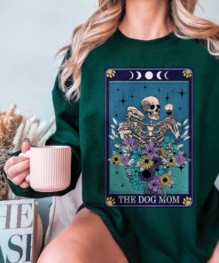 funny skeleton dog mom sweatshirt for new dog moms gifts for dog lovers unique dog mom shirt ymrme