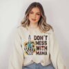 Funny Skeleton Mama Sweatshirt for Moms Sarcastic Mothers Day Shirt Gothic Mom Life Sweater Dont Mess With Mama Design