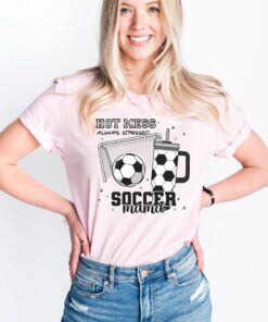 funny soccer mama shirt for game night always stressed cute colorful mom life sweatshirt best mom ever t shirt kin61