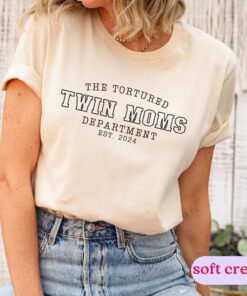 funny twin mama shirt custom est tortured twin moms department mothers day t shirt unique gift for twin mothers bjddp