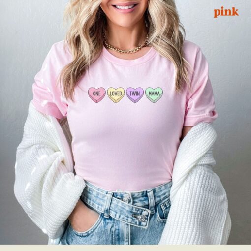 funny twin mama shirt for new moms valentines day gift twin pregnancy reveal t shirt cute twin mom life tee ef9zo scaled