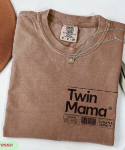 funny twin mom shirt custom est mama tee personalized twin mama gifts with kids names for twin announcement ayhpe