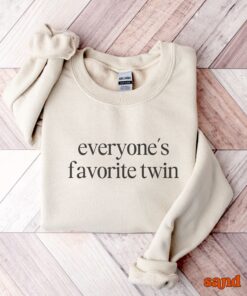 funny twin sweatshirt for adults unisex crewneck sarcastic sibling gift best twin ever shirt unique gag gift for twins attdw