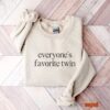 funny twin sweatshirt for adults unisex crewneck sarcastic sibling gift best twin ever shirt unique gag gift for twins attdw scaled