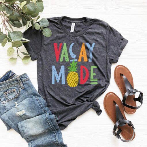 funny vacation shirt for women vacay mode travel tee womens travel shirts unique traveler gift mjgka