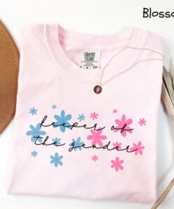 gender reveal party shirt keeper of the gender team boy team girl baby announcement t shirt jlv64