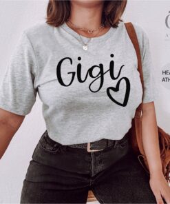 gigi heart shirt for grandma cool nana t shirt auntie to be mothers day shirt personalized gift for women 7vexg