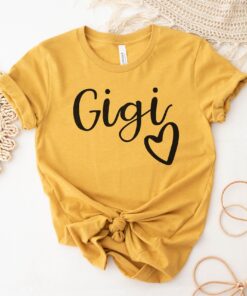 gigi heart shirt for grandma cool nana t shirt auntie to be mothers day shirt personalized gift for women dotwu