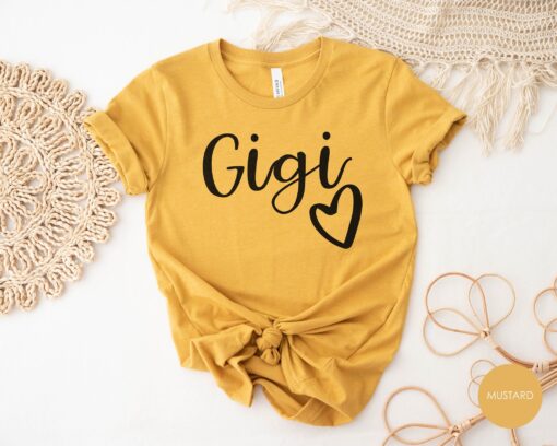 gigi heart shirt for grandma cool nana t shirt auntie to be mothers day shirt personalized gift for women dotwu