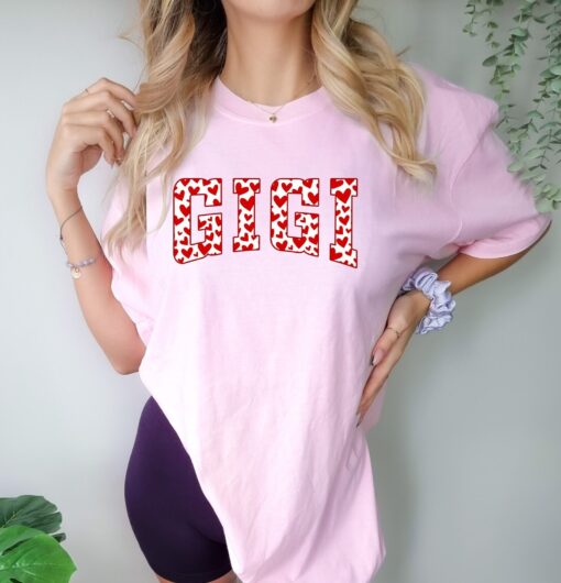 gigi red hearts shirt for grandma matching gift cute valentines day t shirt gigi mama sweatshirt for mom life iscgy