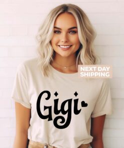 gigi shirt for grandma cute mothers day t shirt pregnancy announcement gift for grandmother unique gigi tee qyxnx