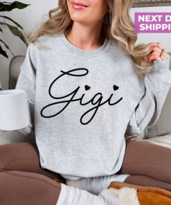 gigi sweatshirt for grandma pregnancy announcement mothers day gift cute gigi shirt unique gigi gifts for new grandmas 542wg