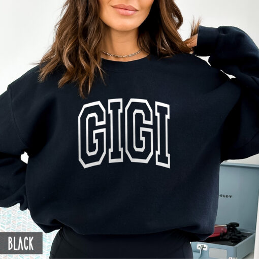 gigi sweatshirt vintage retro style crewneck perfect for new gigi mothers day gifts and baby announcement celebrations