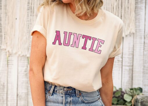 girl auntie shirt for new aunts cute pregnancy reveal tee unique aunt gifts baby announcement t shirt tzonl