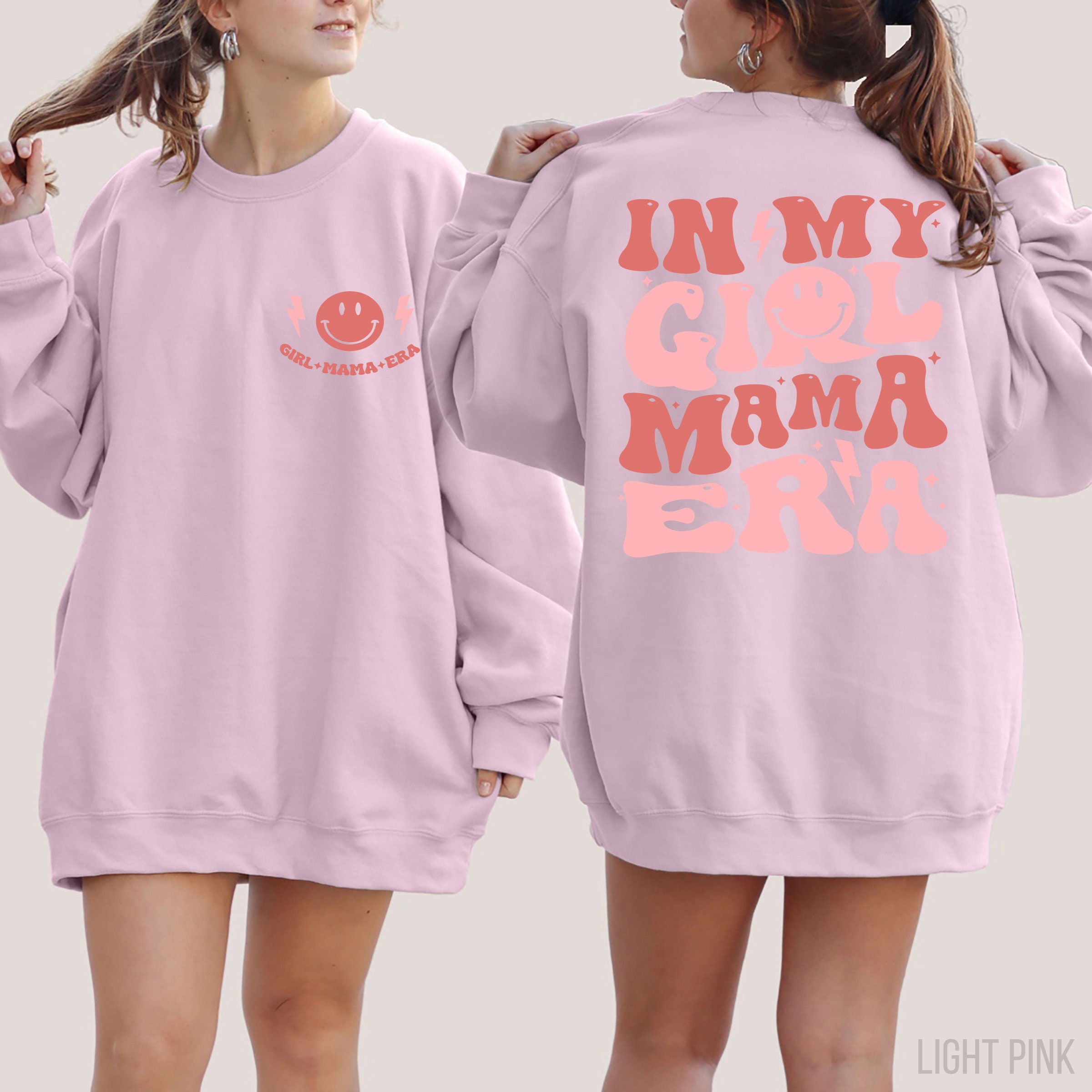 girl mama era sweatshirt for new moms unique gifts for her comfortable mom birth sweater cute girl mama apparel oslos