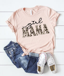 girl mama leopard shirt funny mom shirt for mom of girls cute mom t shirt unique gift for girl mamas cyior