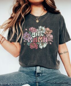 girl mama shirt with wild roses for new moms cute boho top ideal for mothers day and baby shower gifts rmlaa