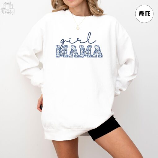 girl mama sweatshirt for moms cute crewneck for new mothers baby announcement sweater best mom ever gift hrjcw