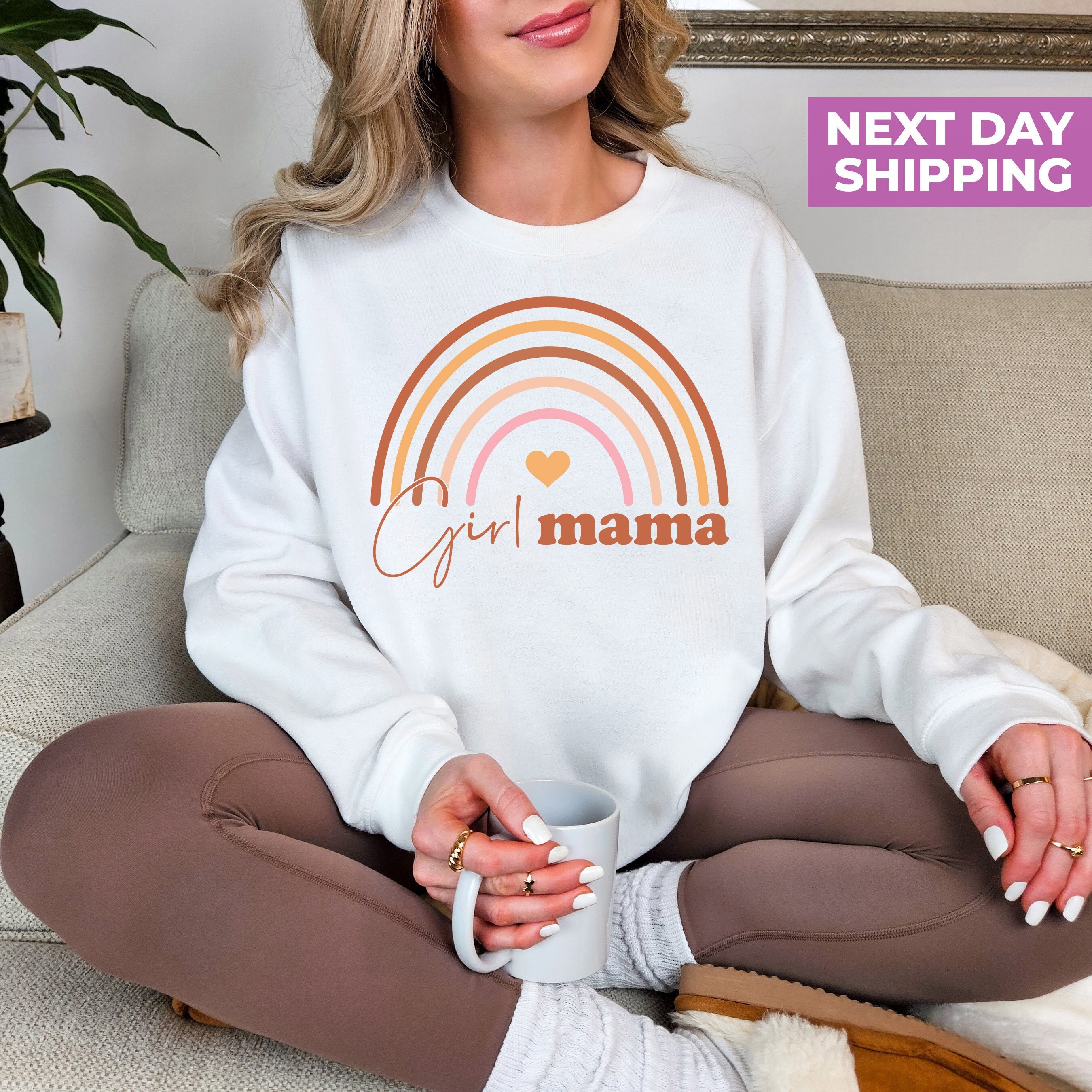 girl mama sweatshirt hoodie for mom life cute mom t shirt mothers day gift personalized birthday gift for her lmpsq