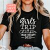 Girls Trip Shirt Cheaper Than Therapy Funny Vacation Tee for Women Sassy Girls 2025 Strong Girl T-Shirt 5 girls trip shirt cheaper than therapy funny vacation tee for women sassy girls 2025 strong girl t shirt wl8hi