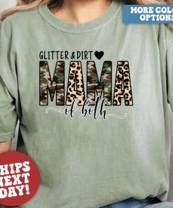 glitter and dirt mama of both shirt cute mom t shirt for mothers day unique mom gift for boy and girl moms atrr9