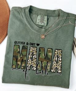 glitter and dirt mama of both shirt cute mom t shirt unique mothers day gift girl mama tee for mom life e7fk7