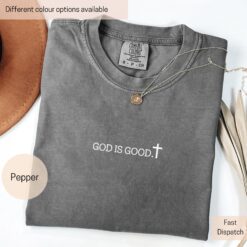god is good oversized christian shirt with jesus cross design trendy faith tee for church and everyday wear gx8py