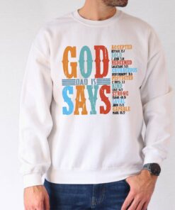 god says dad is protected sweatshirt christian dad apparel with bible verses retro quotes for fathers day gifts 262mp