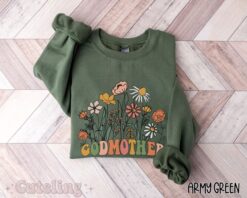 godmother proposal shirt with wildflowers est 2023 best godparent gift for mothers day and baptism celebrations mdqbu