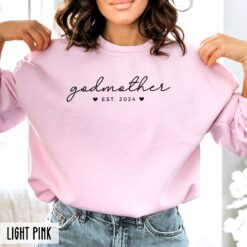 godmother proposal sweatshirt est personalized gift for godmother from godson or goddaughter mothers day gift yros4