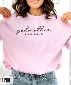 godmother proposal sweatshirt est personalized gift for godmother from godson or goddaughter mothers day gift yros4