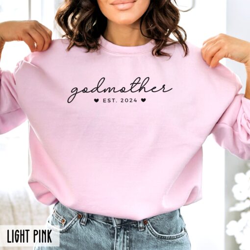 godmother proposal sweatshirt est personalized gift for godmother from godson or goddaughter mothers day gift yros4