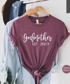 godmother shirt will you be my godmother t shirt personalized gift for godmother mothers day christmas gift v6nwr