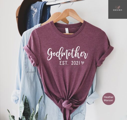 godmother shirt will you be my godmother t shirt personalized gift for godmother mothers day christmas gift v6nwr
